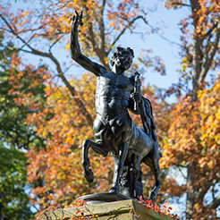 Statue of a centaur. Link to Beneficiary Designations