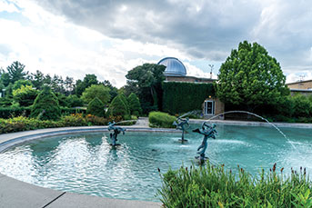 Cranbrook Institute of Science Exterior Fountain. Link to Tangible Personal Property